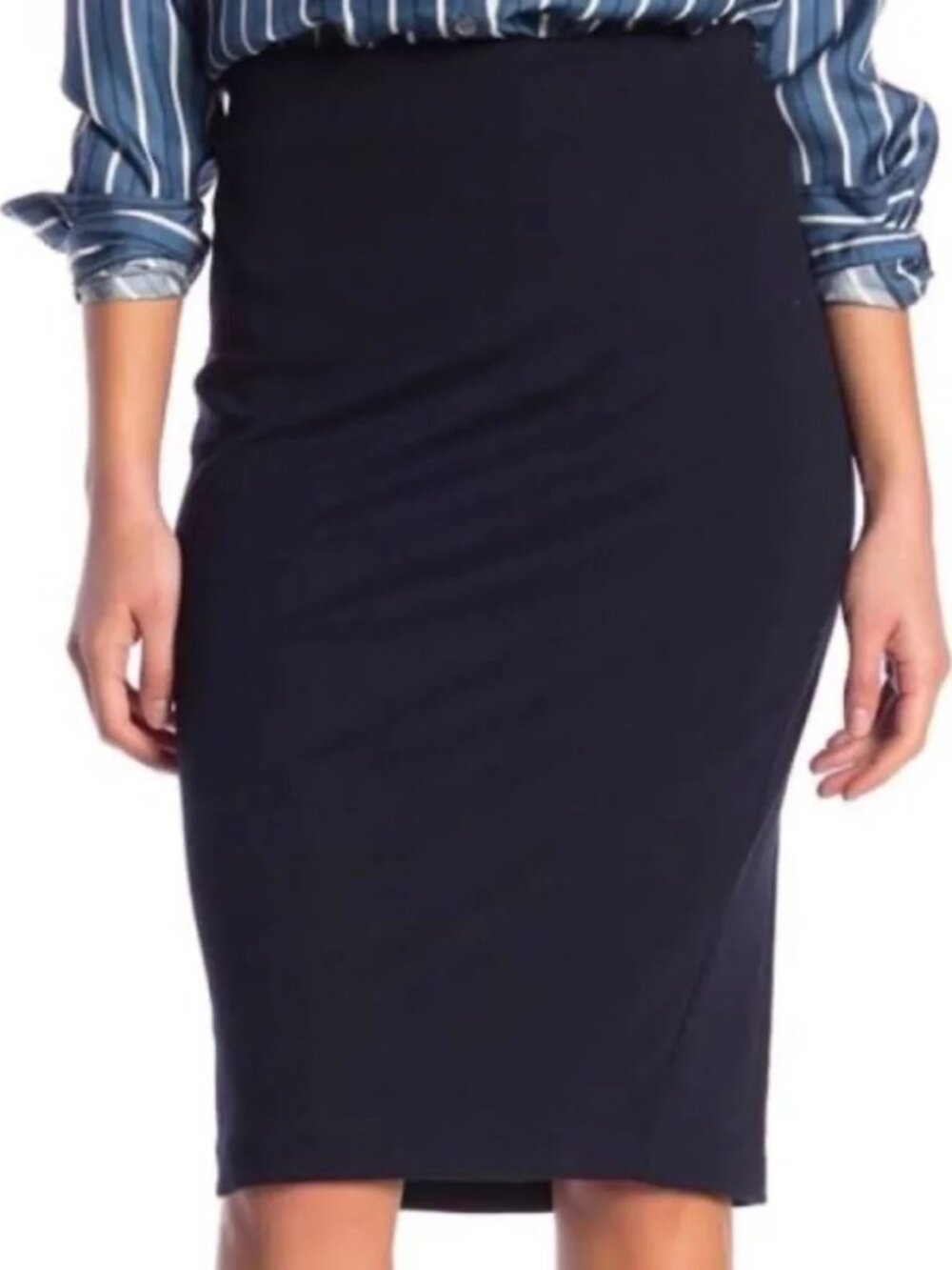 Philosophy Streth-Knit Pencil Skirt